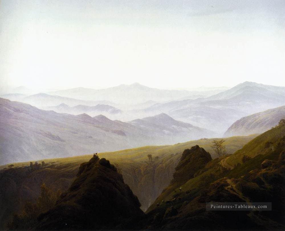 Matin Dans Les Montagnes Romantiques Caspar David Friedrich Peintures à l'huile